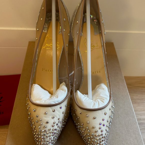 Christian Louboutin - Follies Strass 85 mm Pumps - Picture 5 of 7